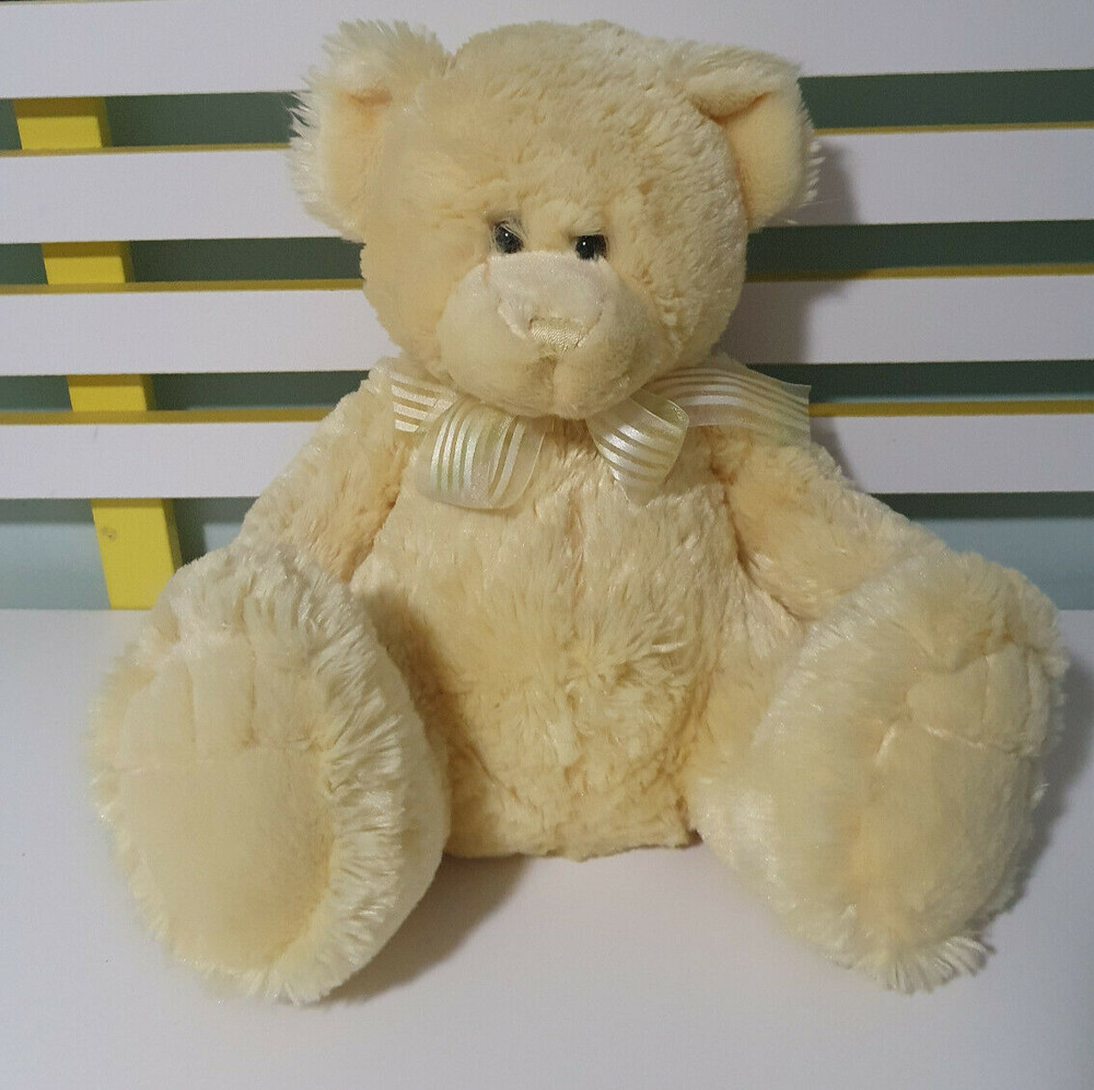 TEDDY AND FRIENDS YELLOW TEDDY BEAR 30CM