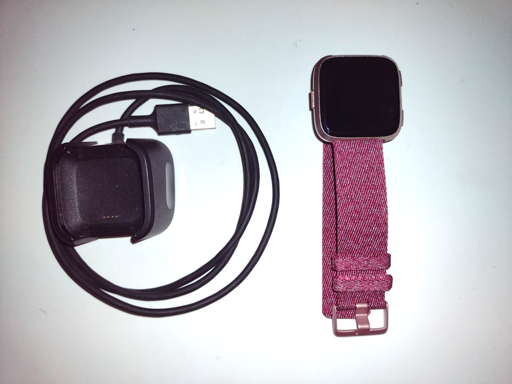 Genuine Fitbit Versa with Charging Dock - as is