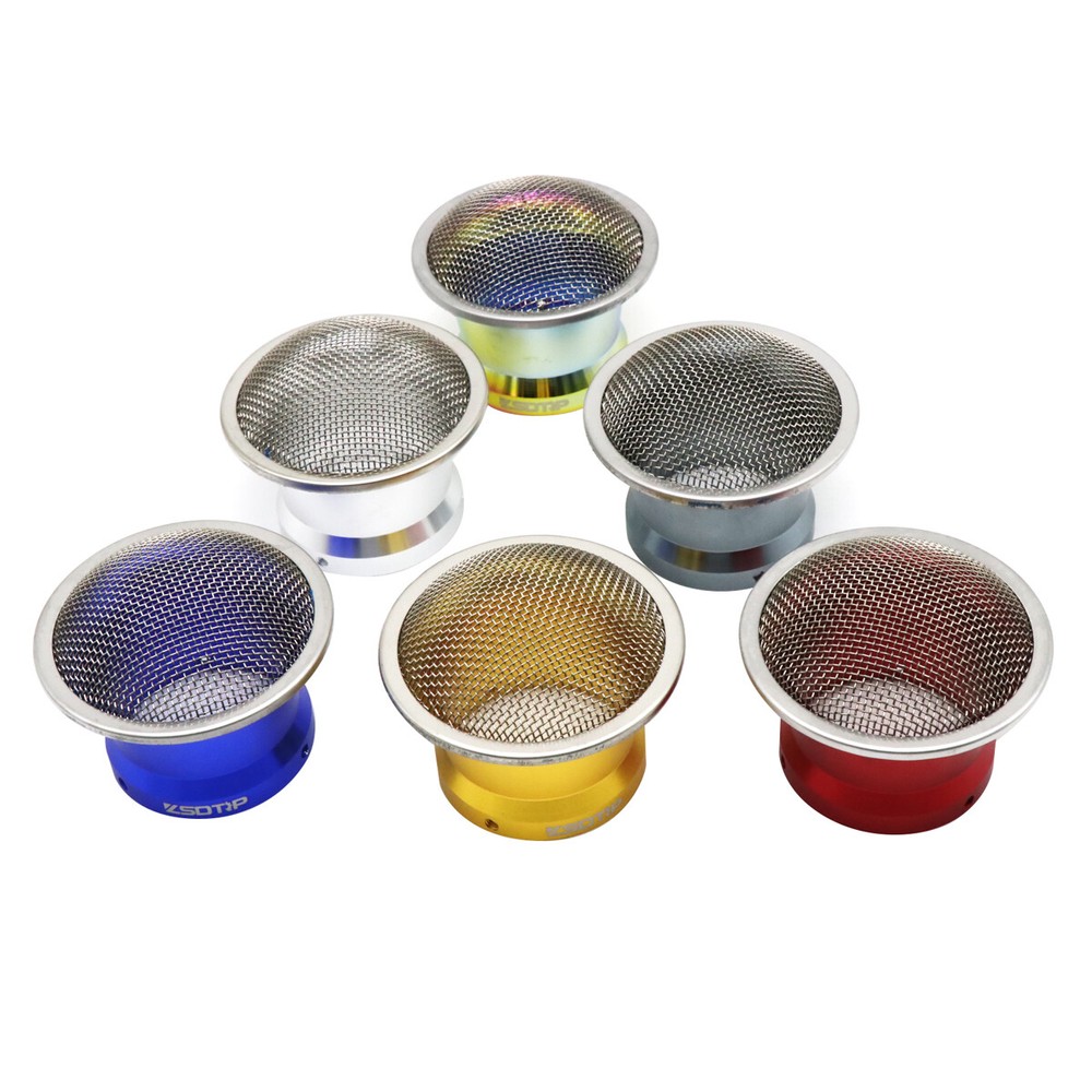 Carburetor 55mm Velocity Stack Carb Air Filter Cup with Mesh Net Screen
