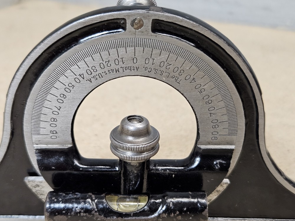Starrett vintage protractor - this is one for your collection!!