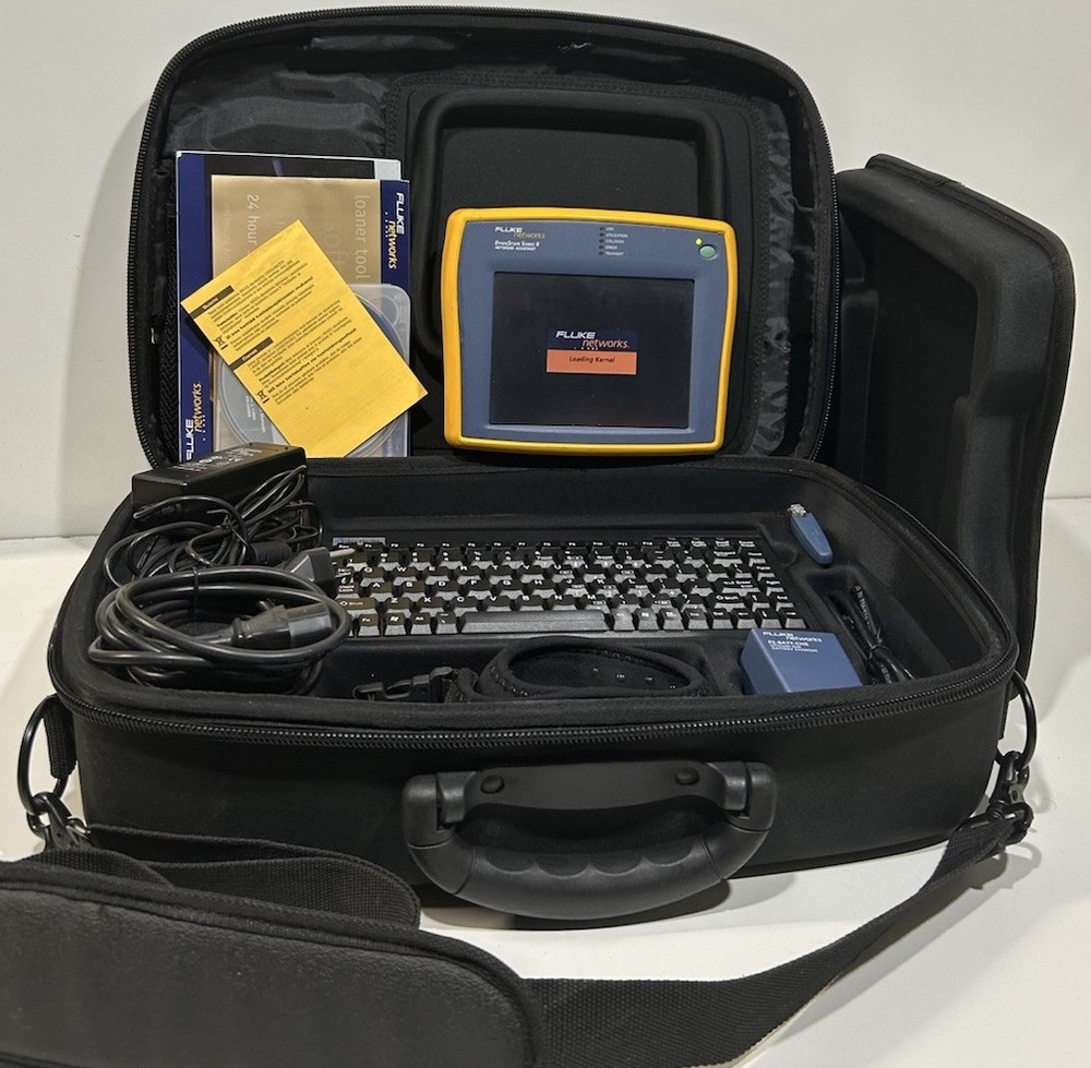 Fluke EtherScope Series II , Network Assistant ES2-PRO-I W/Case,charge&keyboard