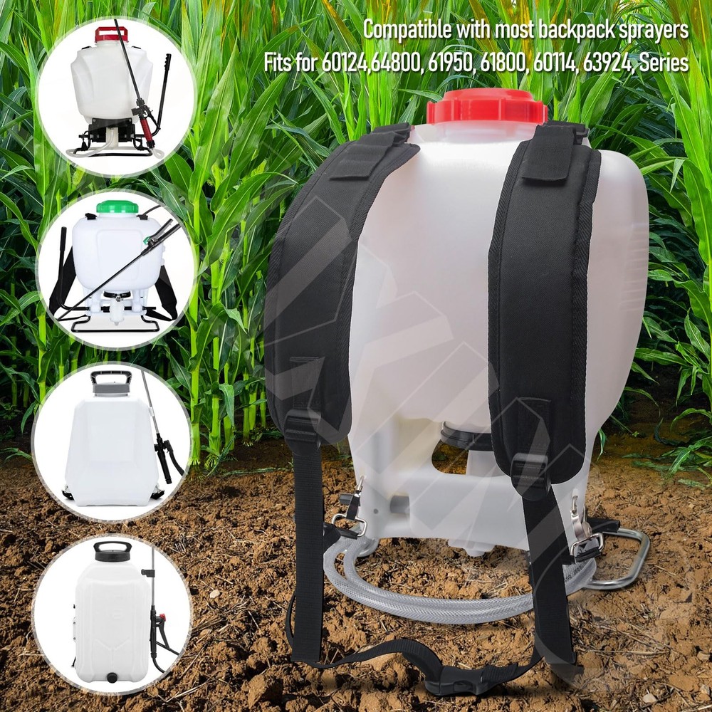 Backpack Sprayer Replacement Straps - Shoulder BLACK