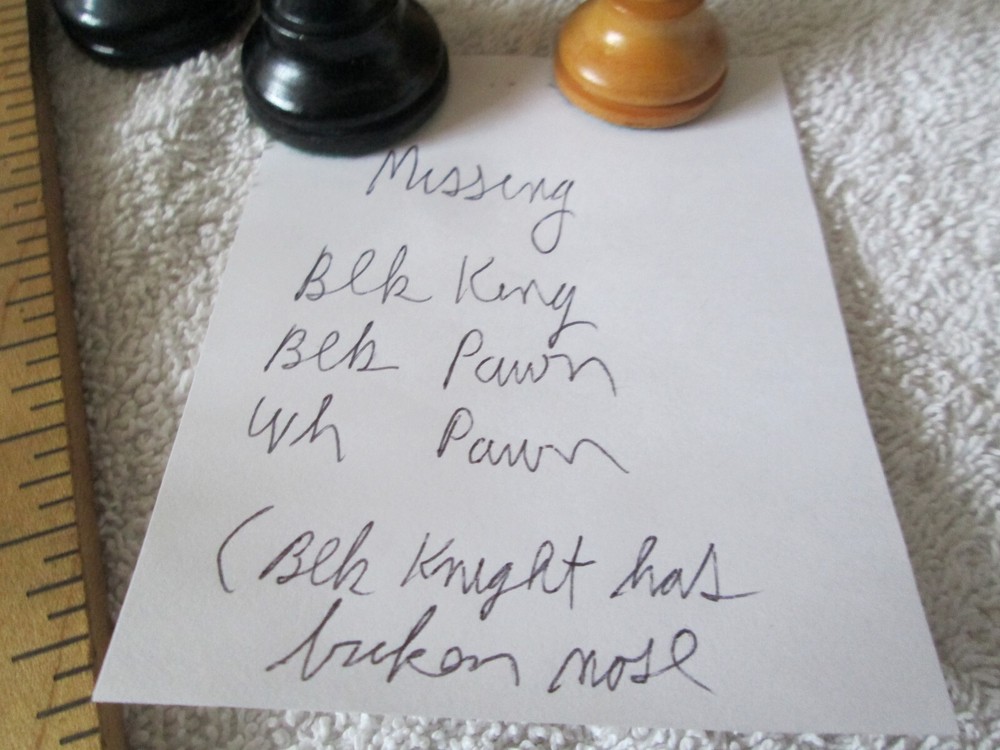 5 Chess Sets - All Complete Except for 1 - Exc. Cond