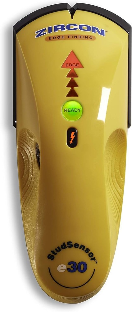 Zircon Edge Finding Stud Sensor e30: Stud Finder with Wire Warning Detection!
