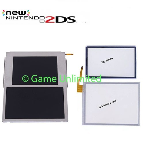 Nintendo 2DS LCD Screen Display + Top Screen + Touch Digitizer