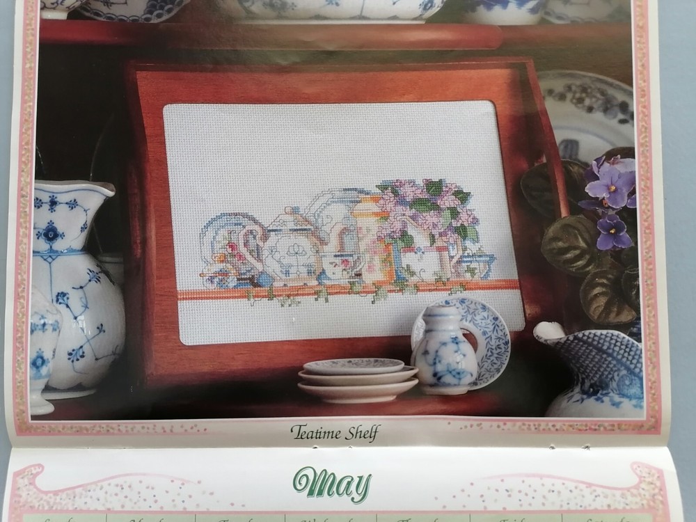 KEEPSAKE CALENDAR Cross Stitch patterns, 12 Designs - CRAFTWAYS, 1991