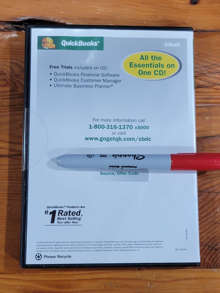 Intuit - QuickBooks - New Business Starter Kit Software - Tutorial - SEALED