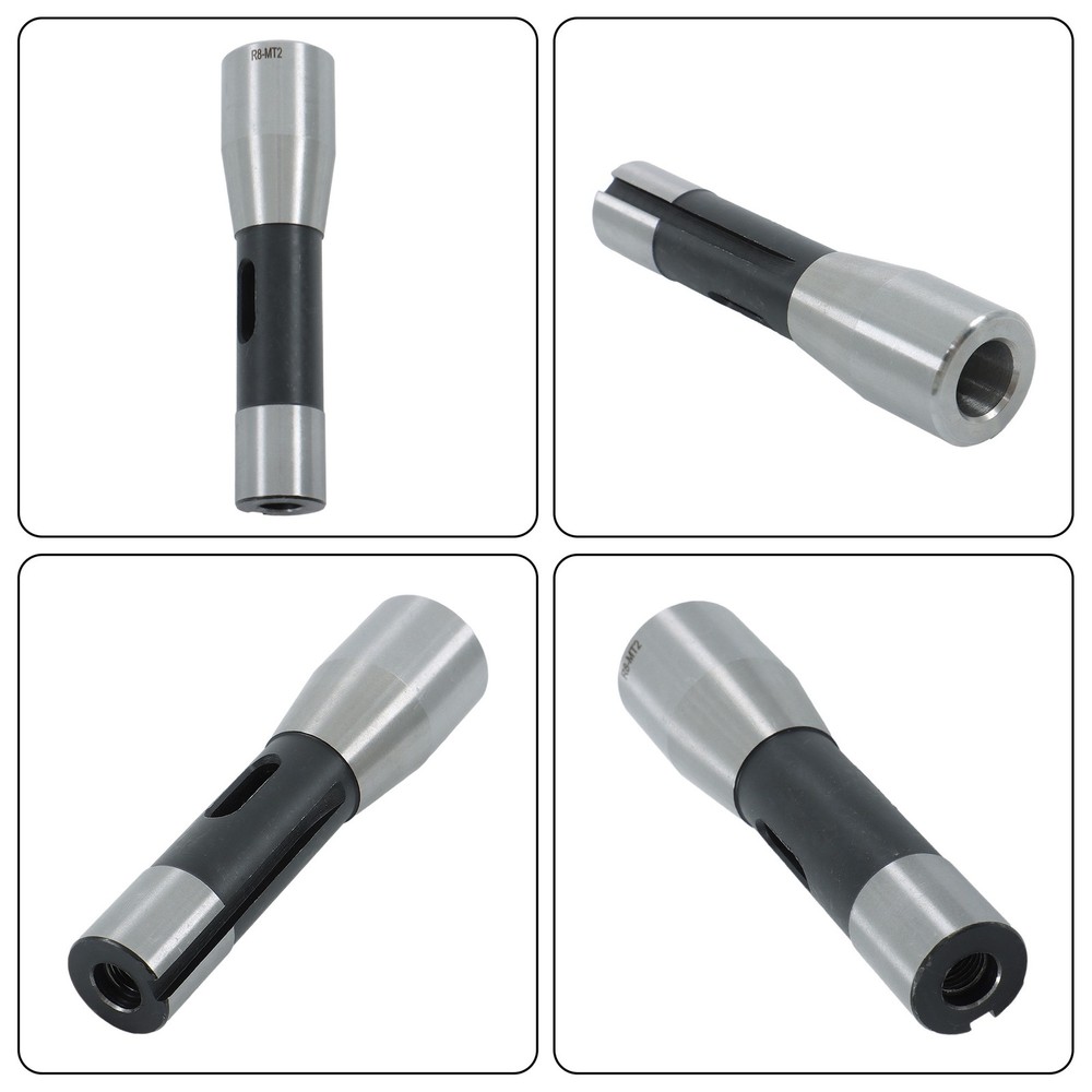R8 Shank 2MT Morse Taper Sleeve Adapter for Milling Machine Tools