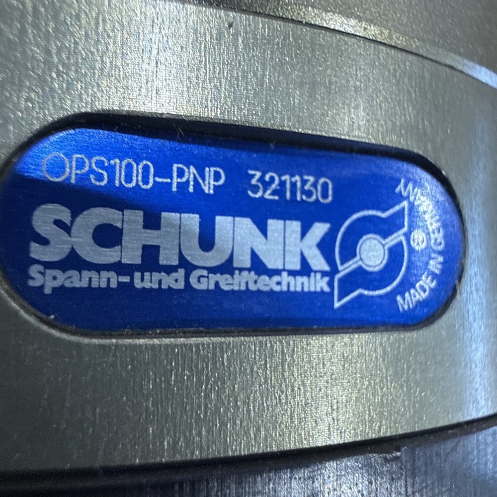 Schunk OPS 100 PNP Overload Protection Sensor For Robot Arm