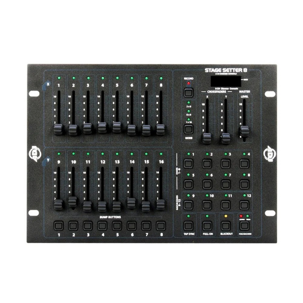 ADJ STAGE SETTER-8 8 Programmable Patterns 8 DMX Channel Controller