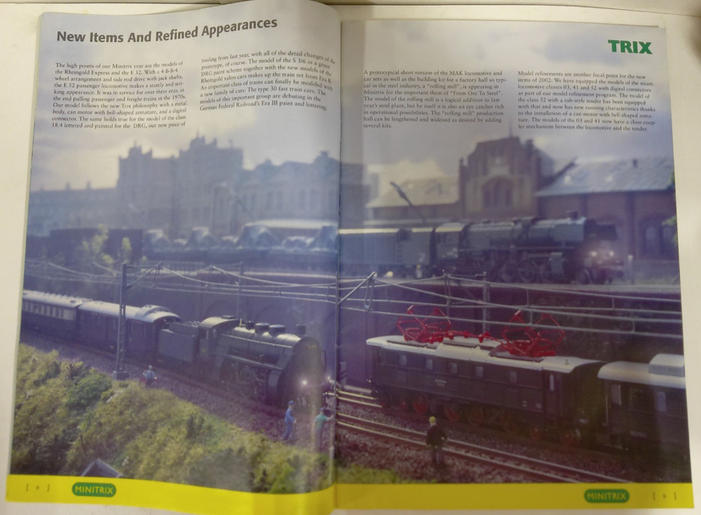 Trix Trains New Items 2002 Catalog