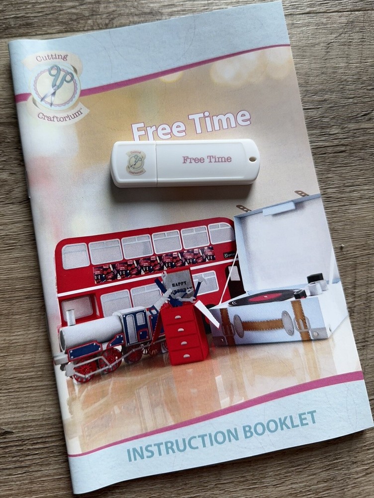 Cutting Craftorium USB Patterns - “FREE TIME” - 3D Paper Crafts Projects HTF
