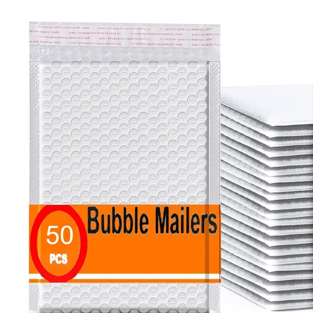 25x 50x Poly Bubble Mailers Padded Envelopes Shipping Mailing Bags Multi Sizes