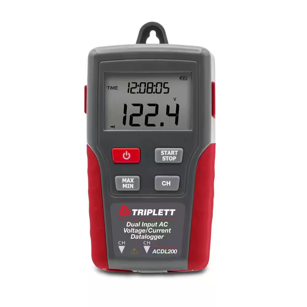 Dual Input True RMS AC Voltage/Current Datalogger