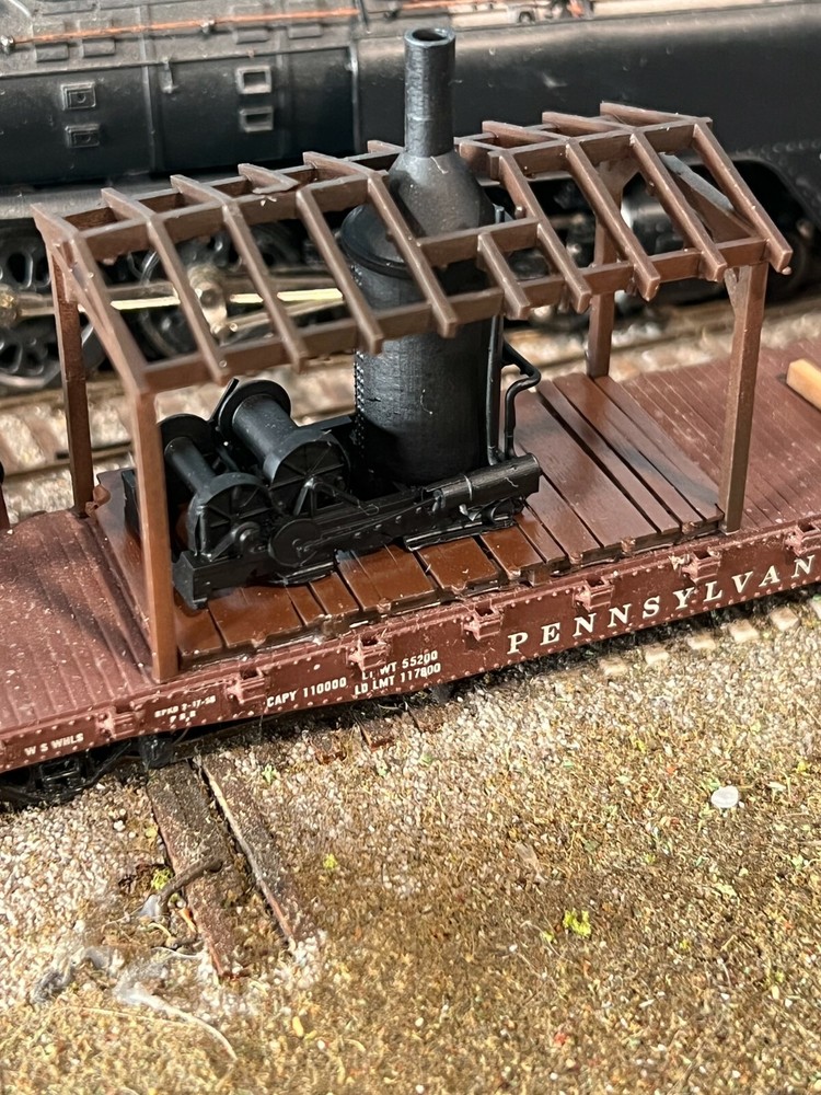 HO Scale Custom Steam Donkey Logging Engine
