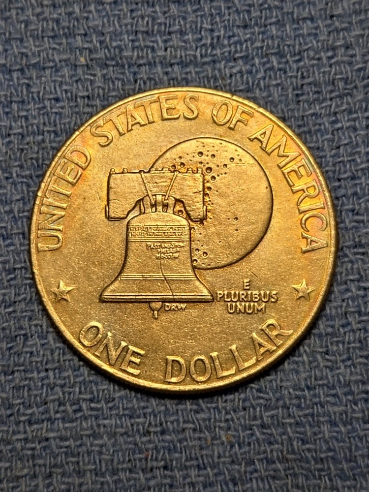 Bicentennial Eisenhower Possible Error Beautiful Toning On The Back.