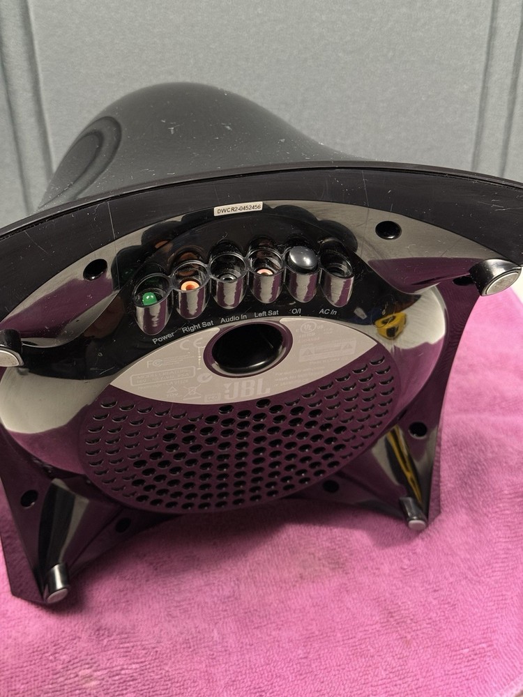 JBL Creature Self-Powered Multimedia Computer Subwoofer System Only Black Tested