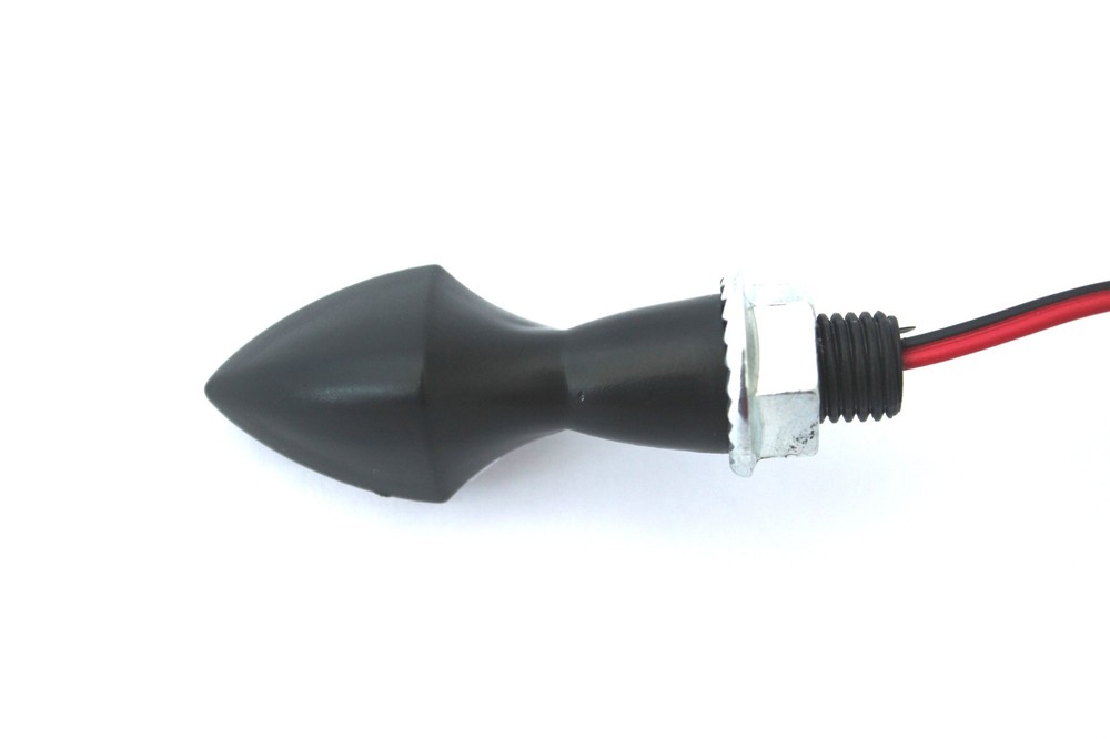 LED indicators black ABS Nano single led clear lens