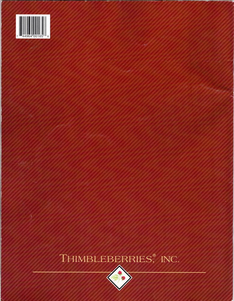 "Autumn Glory" ©2000 THIMBLEBERRIES Lynette Jensen Booklet # BK165