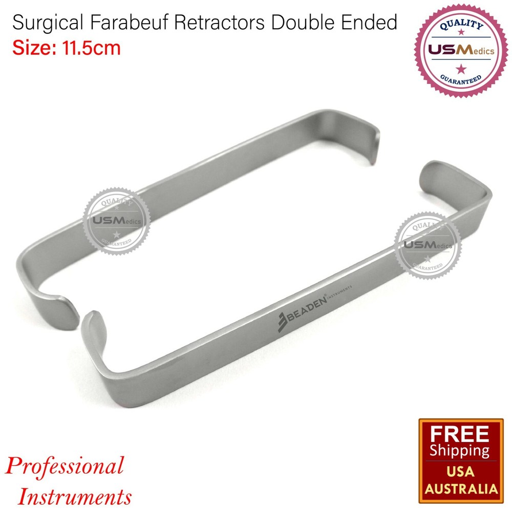 Surgical Farabeuf Retractors Double Ended 11.5cm Versatile Handheld Retractors