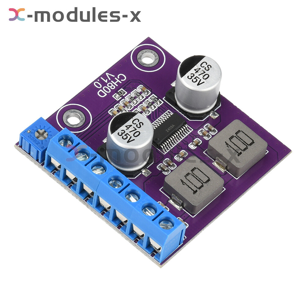 80W Stereo Voice Audio Amplifier Module Class D Amplifier Board Player Module