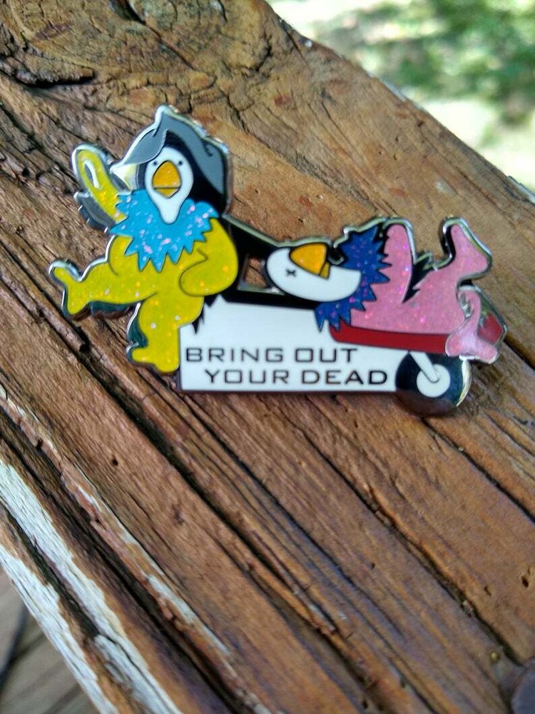 Monty Python, Grateful Dead Goose Mash Up Pin.