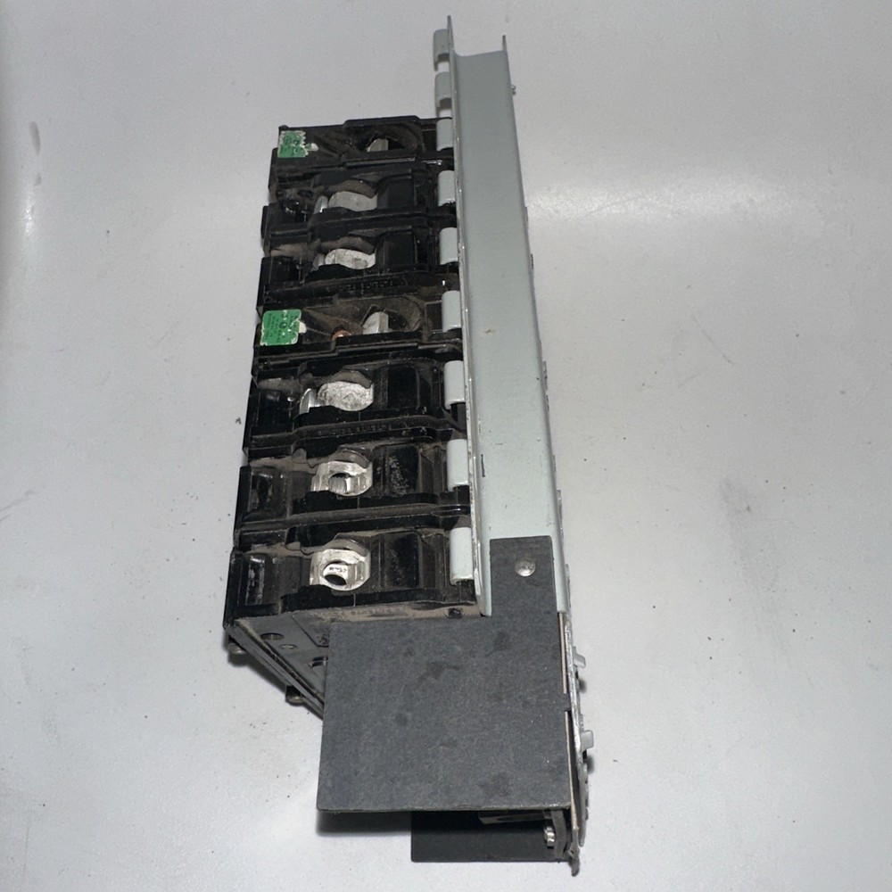 Electrical Load Center, service panel interior containing GE circuit breakers