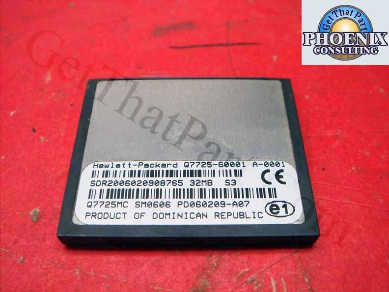 HP 3600 Firmware CF Memory Module Q7725MC