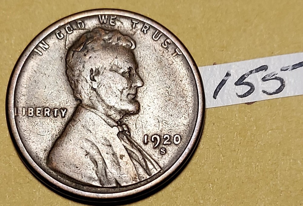 1920-S Lincoln Wheat Cent #155