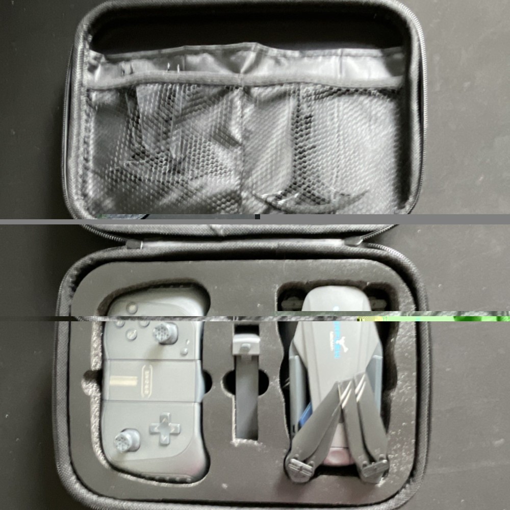 Foldable RC Quadcopter Drone with Controller & Carrying Case