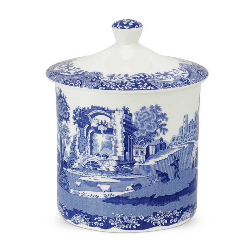 Spode Blue Italian - Storage Jar Small
