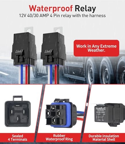 Ignition Rocker Switch Panel 12V 5 in 1 with Engine 5 Gang RED Ignition Panel