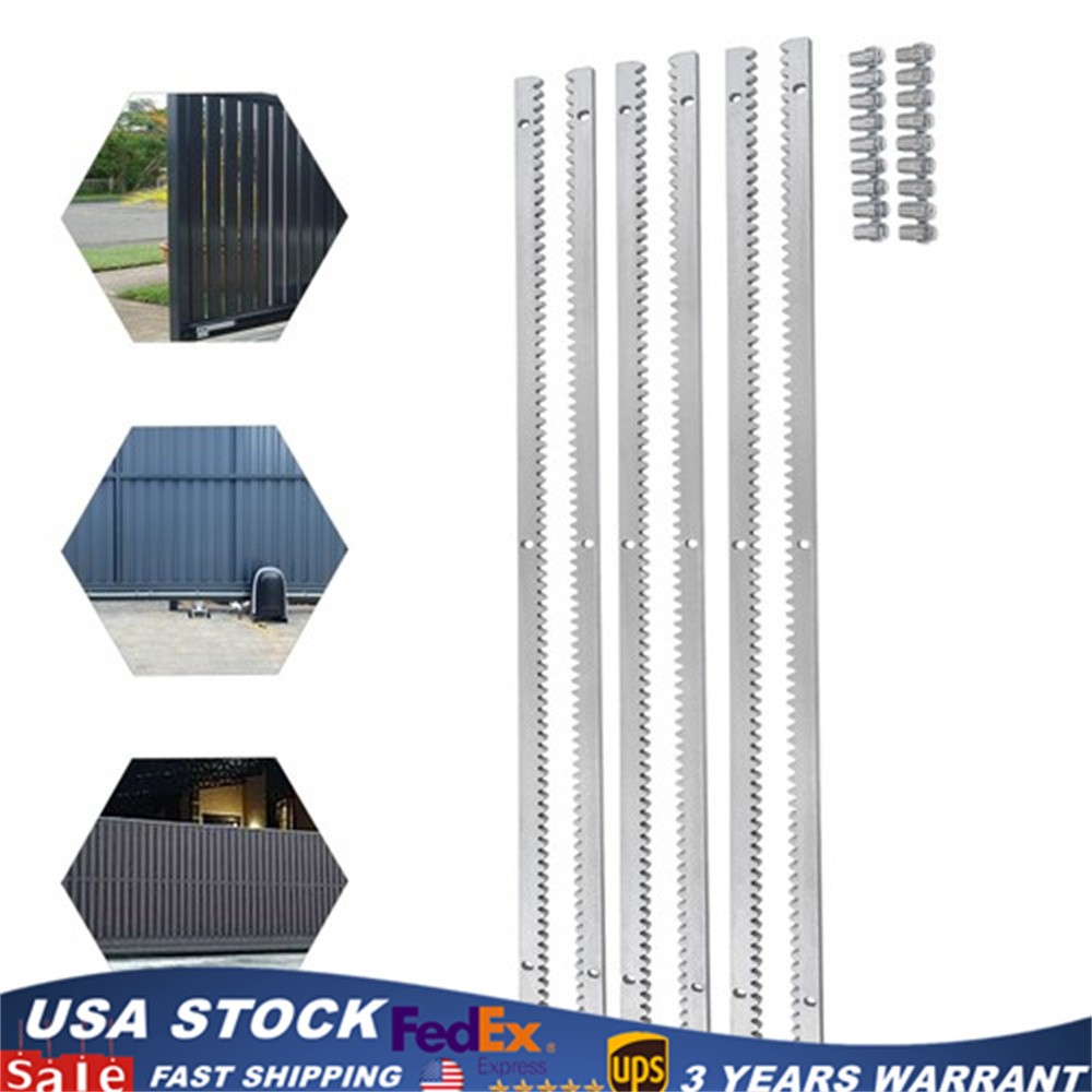 4400LBS Automatic Sliding Gate Opener Rack Driven W Complete Kit