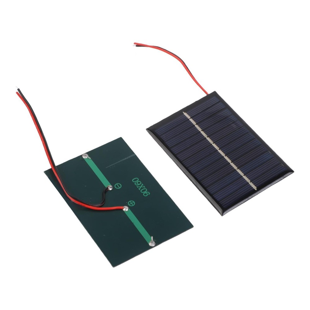 DIY Projects 6V Solar Panel 15CM Cable Compact Size 90*60*3MM Easy Installation
