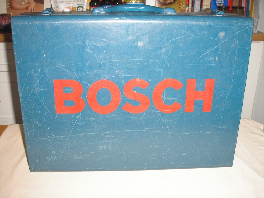 10amp Bosch Rotary Demo Hammer Drill 11240 SDS Metal Case Two Demo Bits Manual