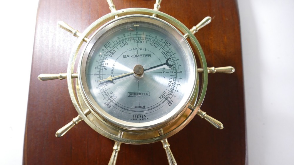 Springfield Weather Station Thermometer, Barometer,Humidity Vertical Wall Mount