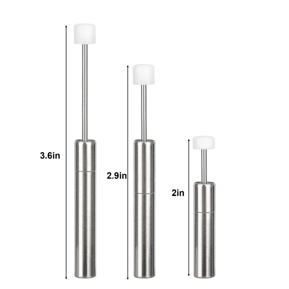 3PCS 1.98"/2.93"/3.56" Trash Can Damper Piston with Lid Replacement For Kitchen