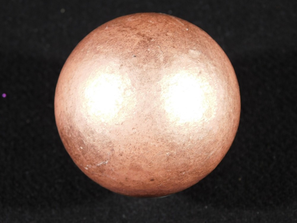 BIG! Super Heavy Solid COPPER SPHERE From Michigan 588gr
