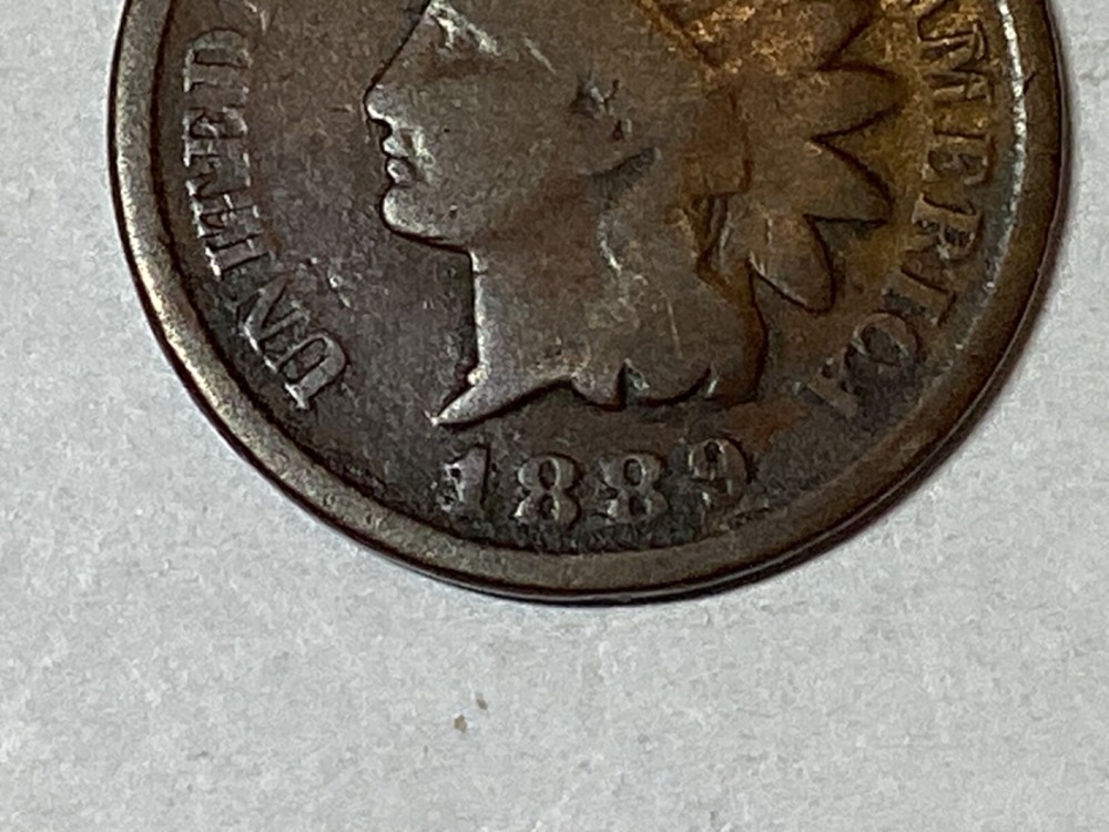 1889. INDIAN HEAD PENNY