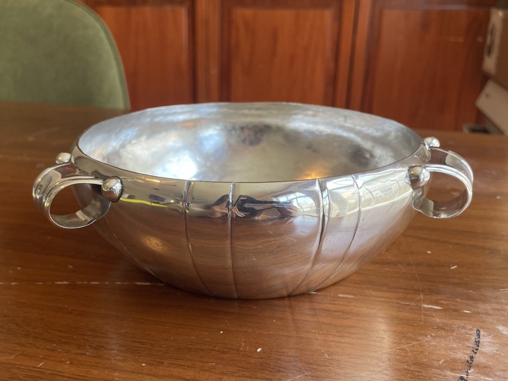 William Spratling Vintage Sterling Mexican Three-Loop Bowl