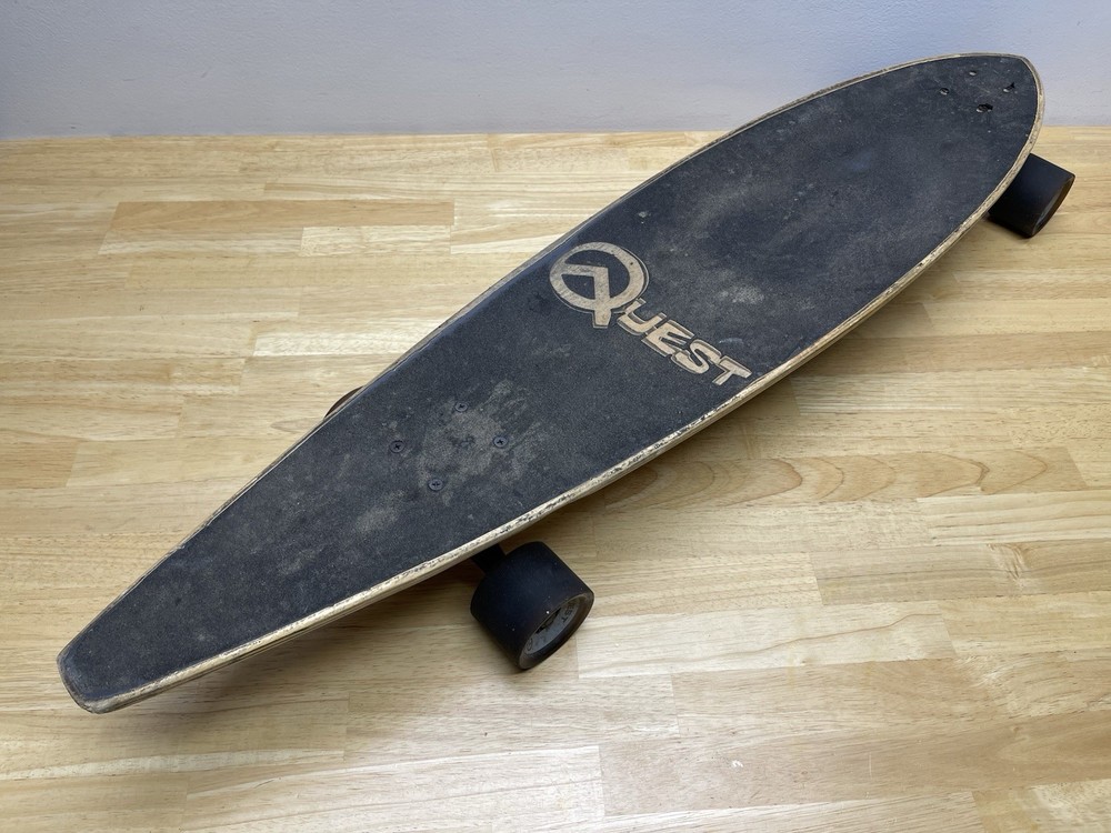 40" Quest Bamboo Longboard Skateboard Complete