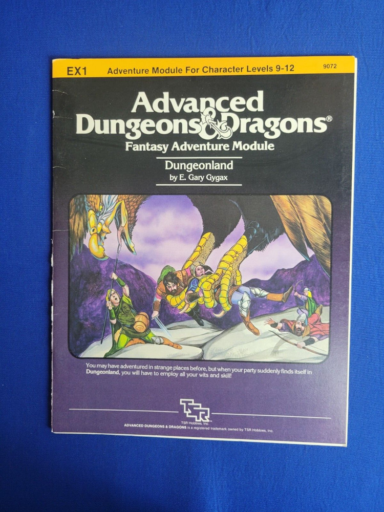 Dungeonland Adventure Module - AD&D EX1