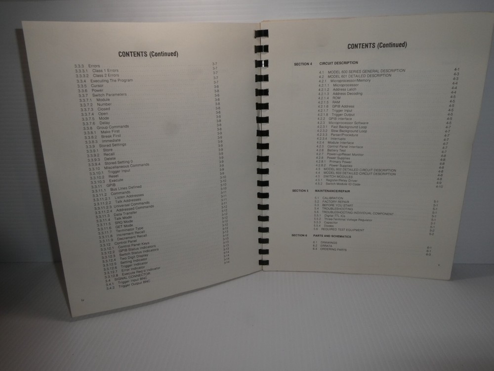 Wavetek 600 Signal Switching System Instruction Manual