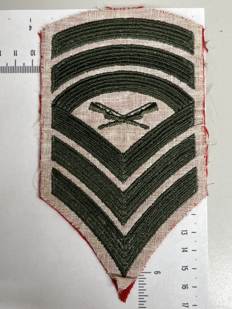 Vintage USMC Marine Staff Sergeant Patch