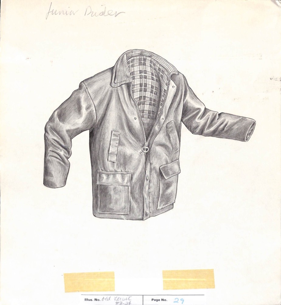 Junior Rider Hunting Coat Graphite Drawing