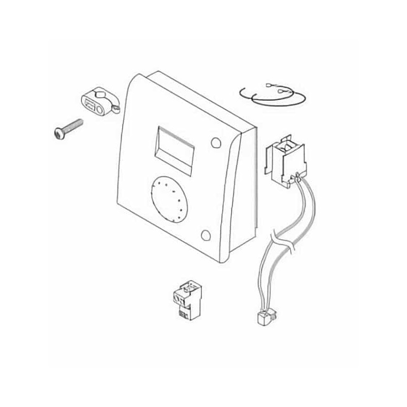 Bosch 7716900711 Sonde d'ambiance numérique - programme journalier REG 54