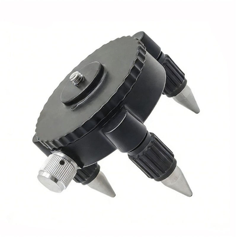360 Degree Rotation Base Tripod Bracket Replacement Level Meter Base Enduring