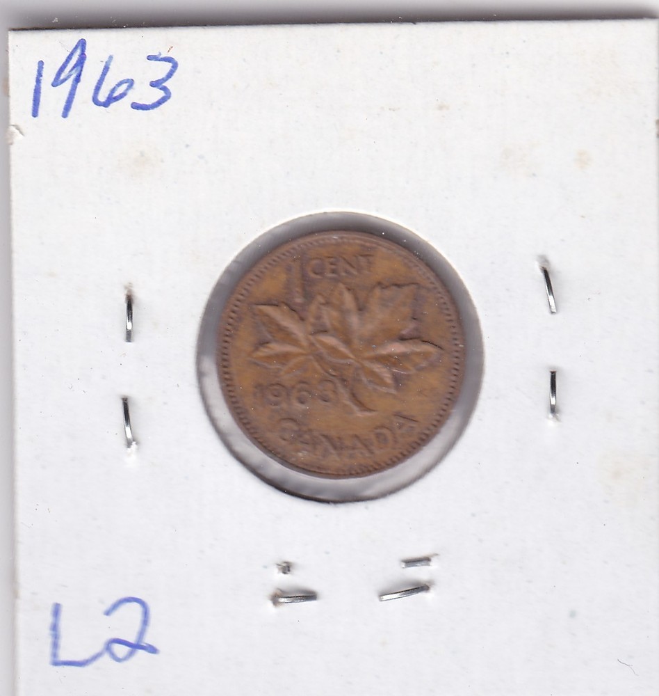 1963 Canada Cent L2