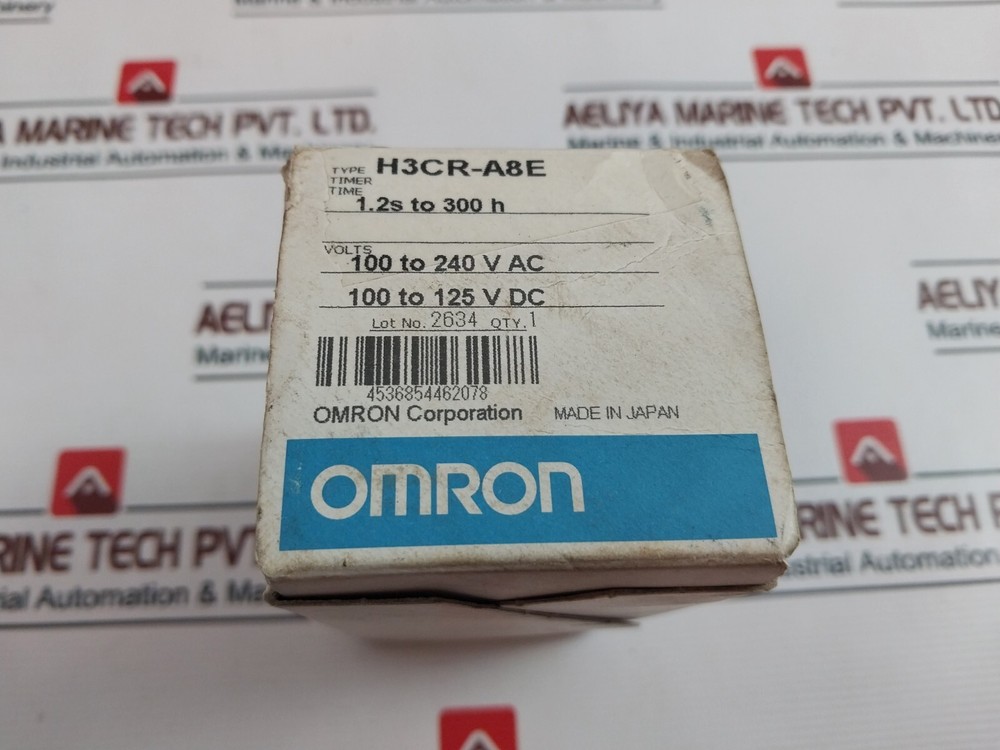 Omron H3CR-A8E Solid-state Timer 0-30 Sec 100-240VAC 50/60Hz