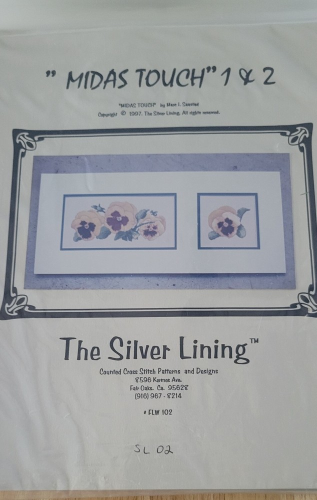 The Silver Lining Cross Stitch Midas Touch 1 & 2 Pattern